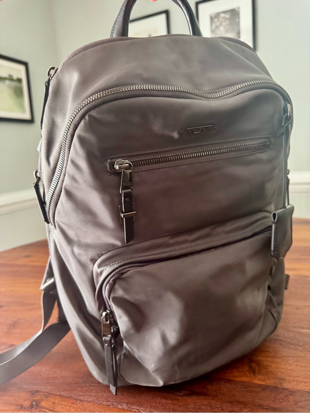 Tumi Voyageur Hilden Backpack Gray/Zinc Very Clean!!